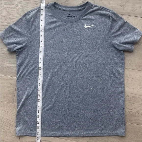 Nike The Nike Tee Dri-Fit Blue Short Sleeve T-shirt Size Large - Picture 5 of 6